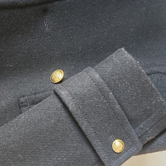 J. Crew Stadium Cloth Nello Gori Peacoat - Picture 5 of 5